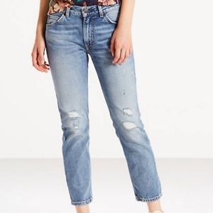505c LEVI'S cropped jeans Sz 32 New
